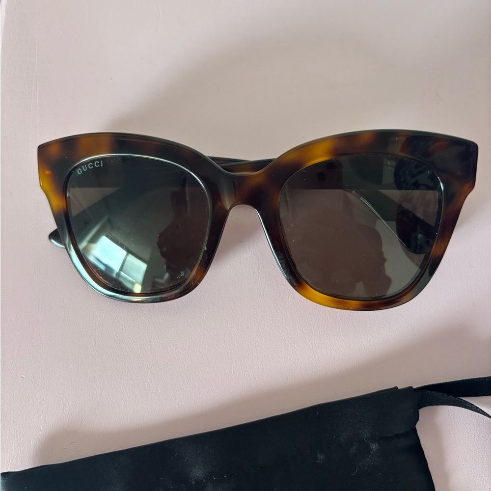 Gucci Brown Tortoiseshell Sunglasses